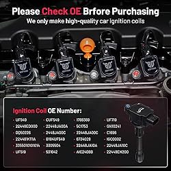 BDFHYK 4Pcs Ignition Coils Pack Compatible with