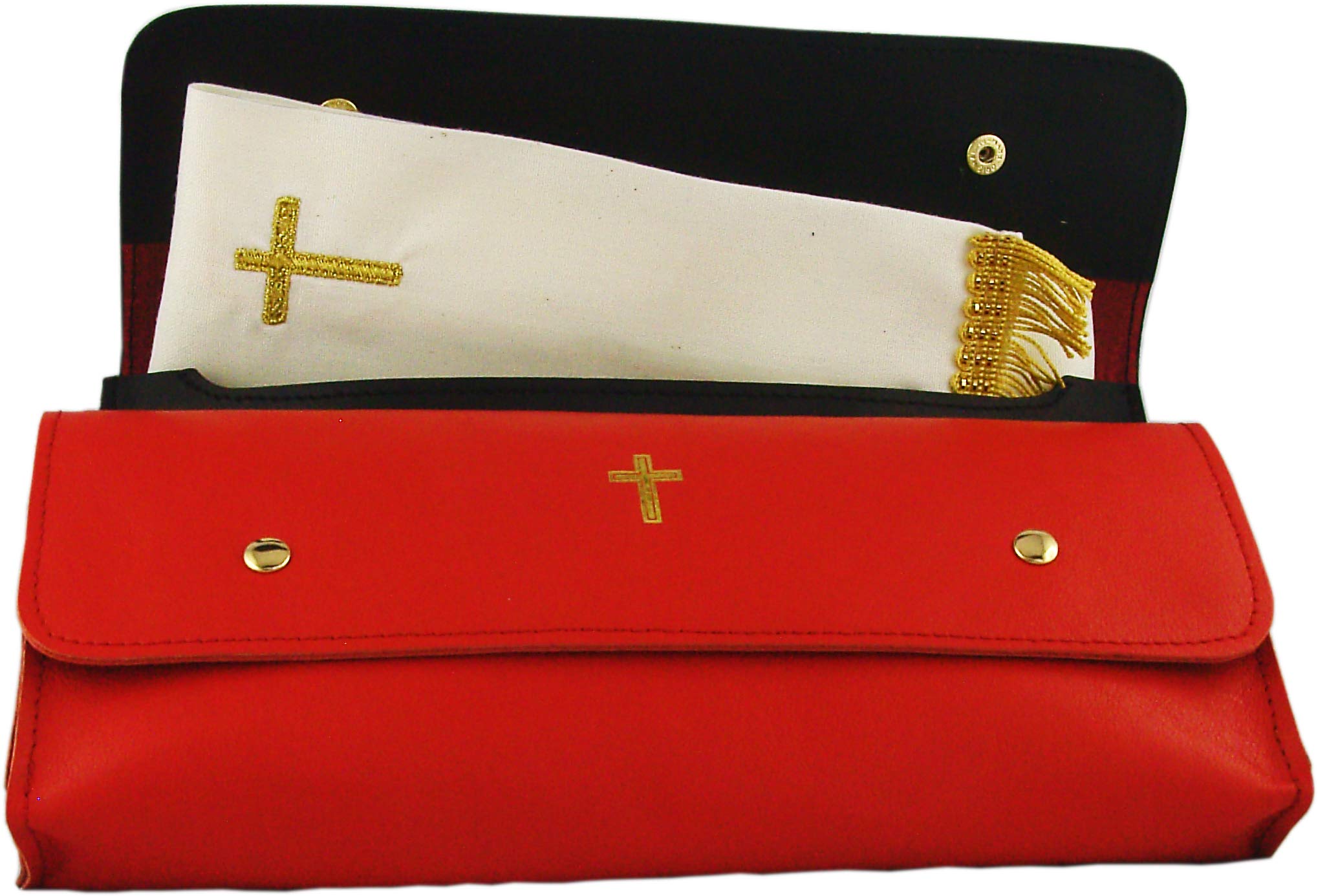 Adriatica Viatic Leather Goods/Tech Holder red