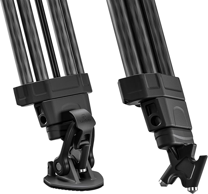 - Video-Stativ-Kit - Tragfähigkeit: 8 kg - Ausziehbare Füße - Mindesthöhe: 39 cm, maximale Höhe: 167 cm - LVF-163C+FH-10