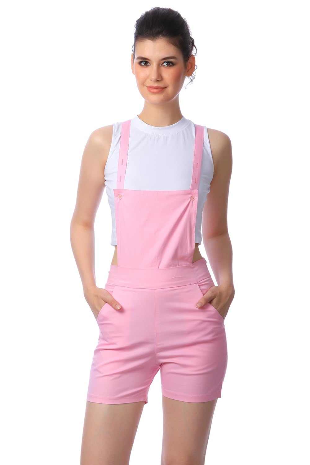 baby pink dungarees womens