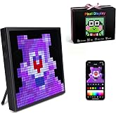 32x32 Programmable LED Pixel Screen, Digital Alarm Clock Matrix Panel, Pixel Light Art Display with APP Control, DIY Graffiti Animation Message Board Gift for Gamers Men&amp;Women, Him/Her, Boys &amp; Girls