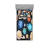 Ambesonne Galaxy Fitted Sheet & Pillow Sham