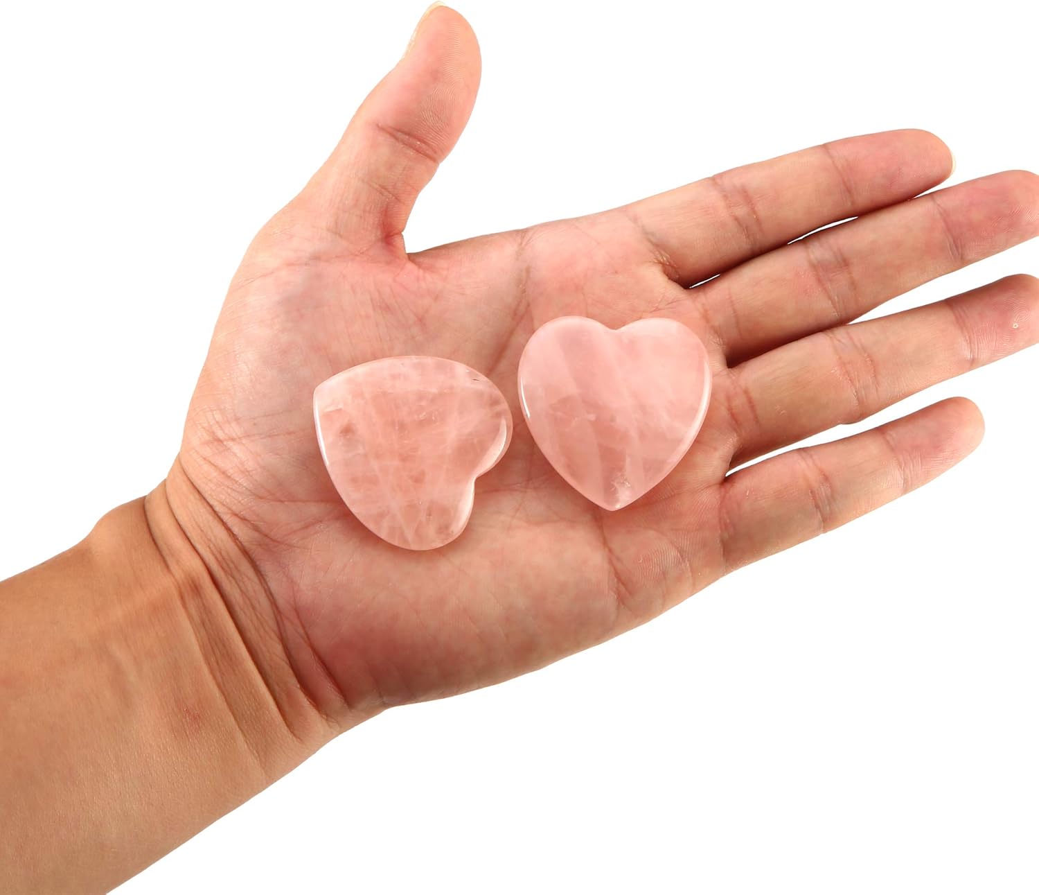 Bingcute Lapis Lazuli Heart Love Carved Palm Worry Stone 40mm (1.6") for Chakra Energy Healing, Reiki, Meditation, Massage and Decoration: Home & Kitchen