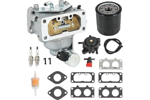 RUIANOMG Carburetor Replacement For Kawasaki FH641V FH661V FH680V FH721V FX751V FX850V 22HP Engine, Replaces 15004-1010, 15004-7024, Include Oil Filter, Fuel Filter