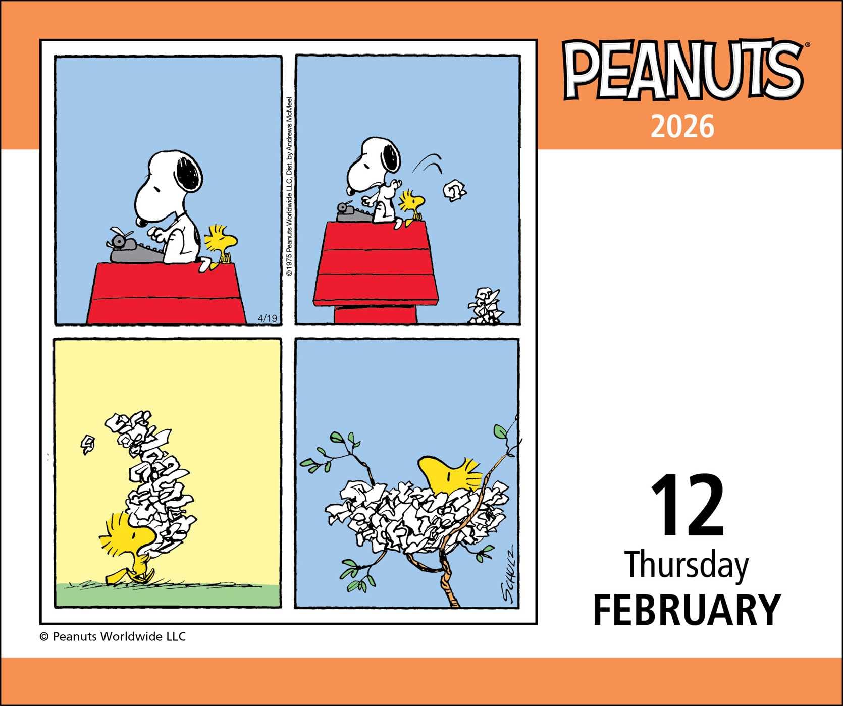 Peanuts® 2026 Day-to-Day Calendar Peanuts® 2026 Day-to-Day Calendar Calendar