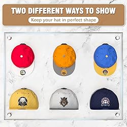 36 Pack Adhesive Hat Hooks for Wall, Super Strong