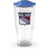 Tervis Made in USA Double Walled NHL New York Rangers Insulated Tumbler Cup Keeps Drinks Cold & Hot, 24oz, Primary Logo