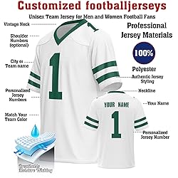 Custom Football Jersey Personalized Rugby