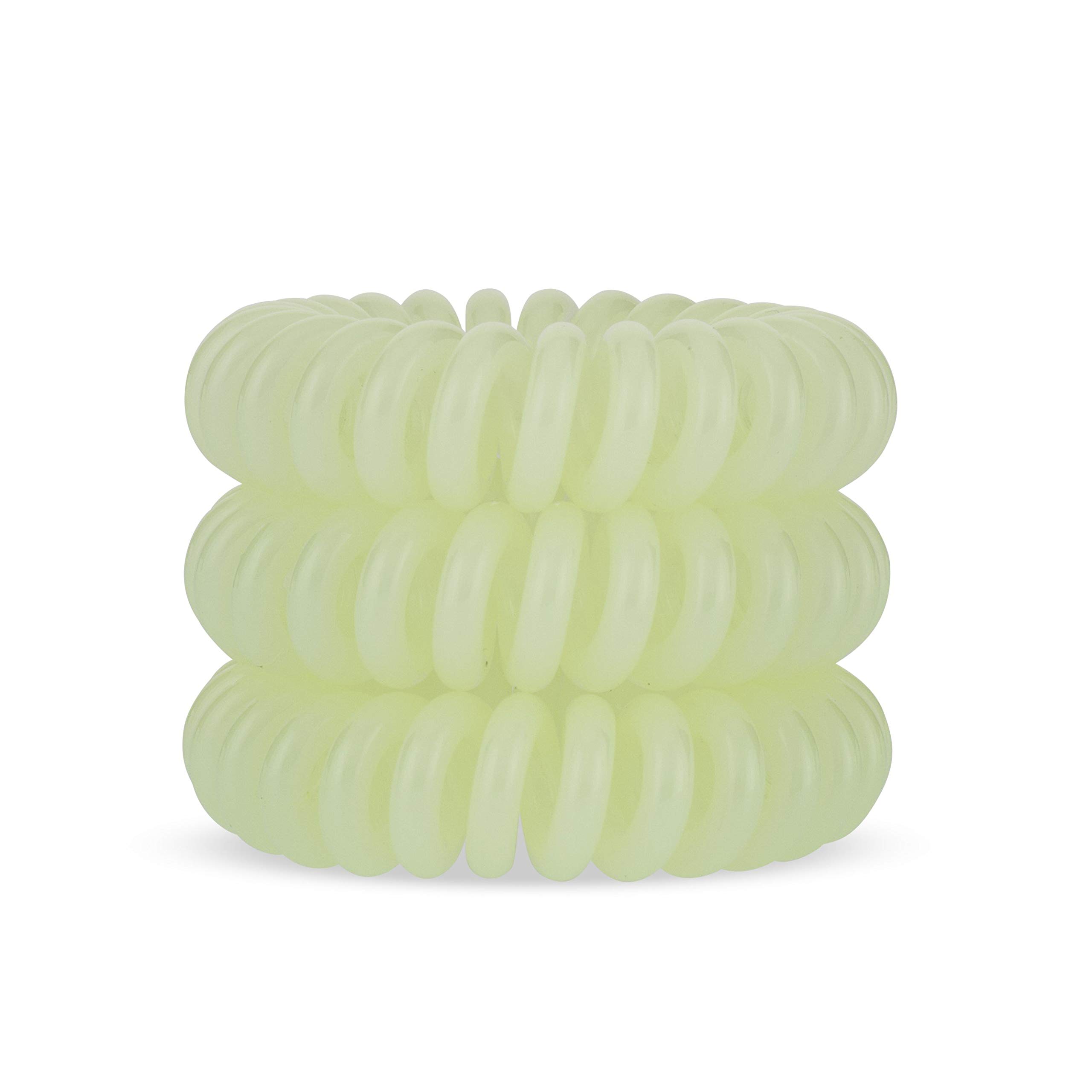 Apple Pie Green SpiraBobble | Hair Bands for Women – 12Pcs Set Hair Bobbles | Durable Hair Tie | Spiral Ring for ponytails — image 1