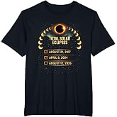 Solar Eclipse 2026 2024 2017 Total Solar-Eclipse 26 T-Shirt