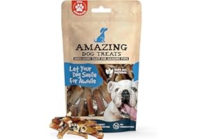 Amazing Dog Treats - Bully Stick Bites (3 Lb. Bag) Premium Dog Chews - Easily Digestible Bully Stick Dog Treat - 100% Beef Bully Bones