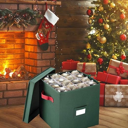Christmas Tree Storage Box, Guowei0074 600D Oxford Fabric Square Gain