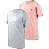 New Balance Boys' Active Short Sleeve Crewneck T-Shirt 2 Pack