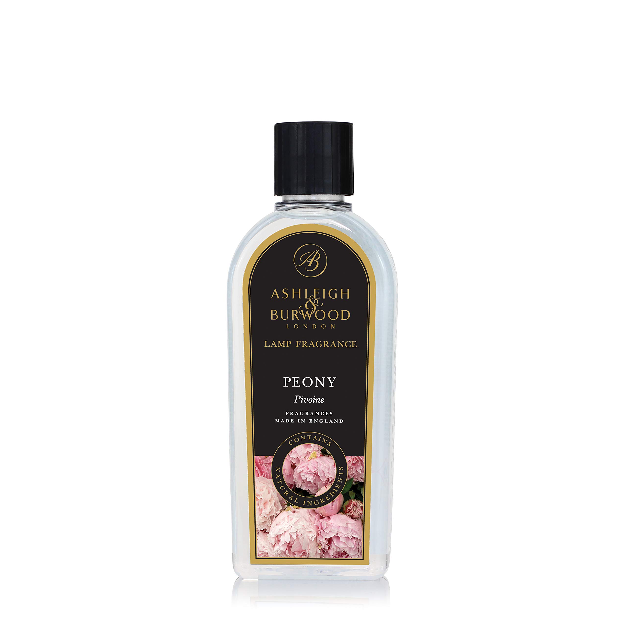 Ashleigh & Burwood - Peony Lamp Fragrance 500 ml - UK-Made, Purifies and Perfumes Air, Floral Scent with Apple, Musk, Jasmine, Carnation, and Rose - Natural Ingredients โ image 1