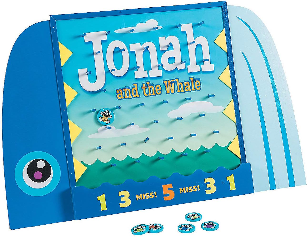 Amazon Com Fun Express Jonah And The Whale Disk Drop Game