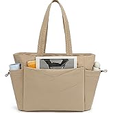 TANTOMI Tote Bag for Women Puffer Tote Bag with Zipper, Qulited Shoulder Bag Lightweight Handbags for Work Travel School Gym