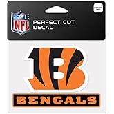 NFL Cincinnati Bengals WCR47943014 Perfect Cut Color Decal, 4.5" x 5.75"