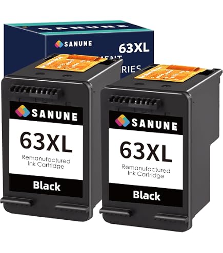 Amazon.com: 63XL Ink Cartridges High Yield Compatible Replacement