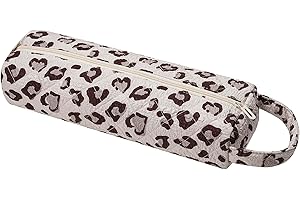 RSRSLEII Quilted Hair Tools Travel Bag，Hair Styling Accessories Storage Case for Shark FlexStyle, Dyson Airwrap Hair Dryer, Curling Iron, Revlon Hair Tools，Portable and foldable(02Leopard print)