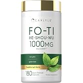 Carlyle Fo-Ti Supplement | 180 Capsules | He-Shou-Wu Root Extract | Non-GMO and Gluten Free