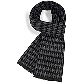 silk seduction Men Winter Scarf Soft Warm Long Cashmere Feel Scarves