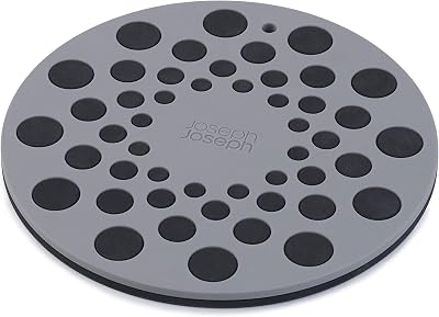 Joseph Joseph Spot-On Round Silicone Pads 2-Piece Set Grey Heat Resistant 220C