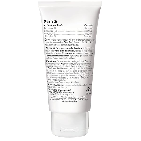 LA ROCHE-POSAY ANTHELIOS CLEAR SKIN SUNSCREEN DRY TOUCH SPF 60, OIL FREE SUNSCREEN FOR FACE, OIL ABSORBING, BROAD SPECTRUM SPF + ANTIOXIDANTS, NON-GREASY, OXYBENZONE FREE, TRAVEL SIZE