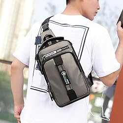 Sling Bag for Men Women, Shoulder Backpack Chest