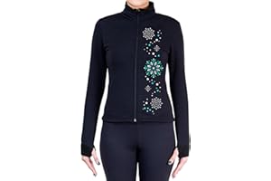 NY2 SPORTSWEAR Figure Skating Polartec Polar Fleece Jacket with Spangles JS107 - Adult Sizes
