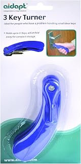 Aidapt 3 Key Turner Ergonomic Handle Arthritis Grip Aid for Keys view 4