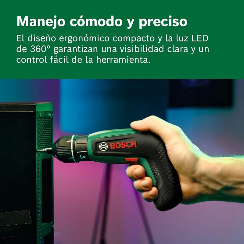 Chave de fendas sem fios IXO8 (incluindo adaptador angular, conjunto de 10 bits e bateria, em caixa de cartão)