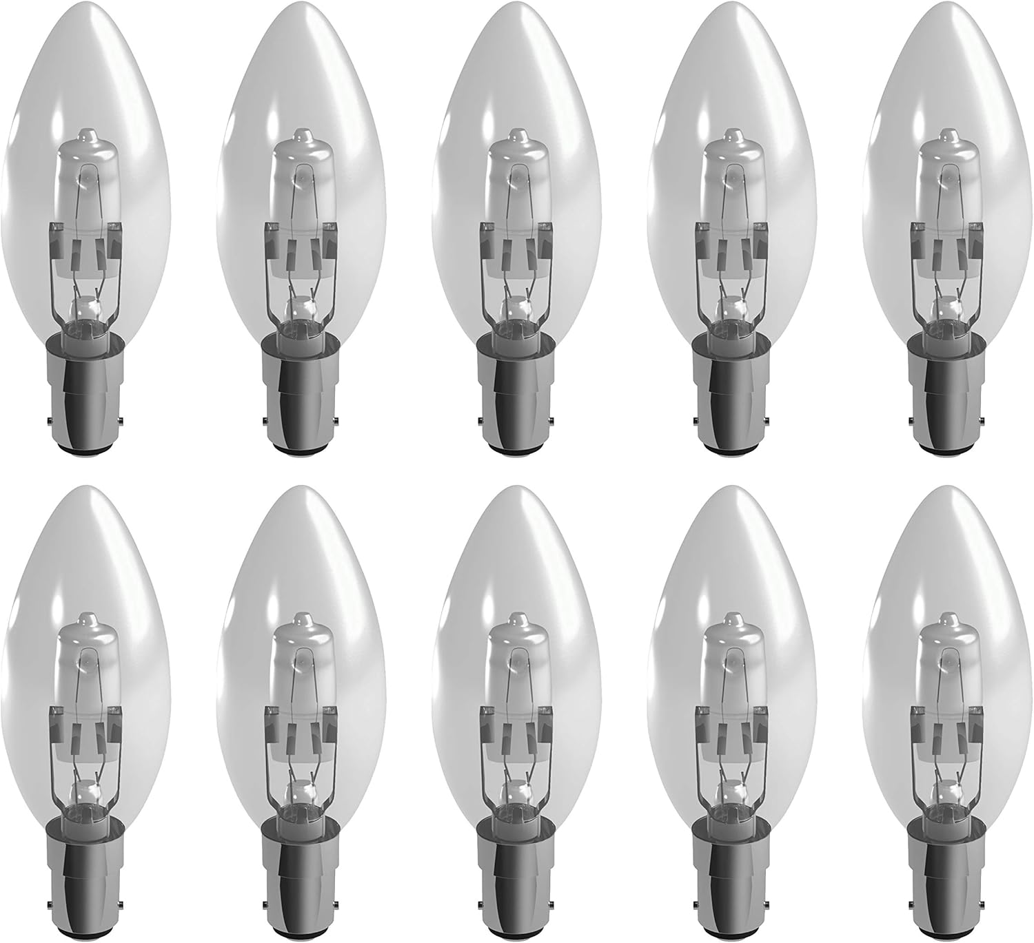 Duracell B15 42W Candle Eco Halogen Dimmable SBC Small Cap