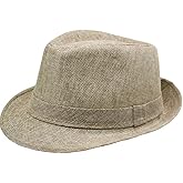 Classic Fedora Hat for Men Women Short Brim Panama Summer Beach Hat Accessories