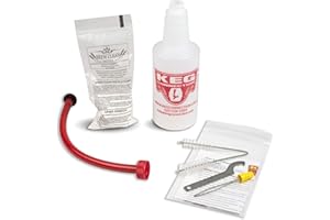 Kegconnection Kegerator Beer Line Cleaning Kit - Easy and Safe to Use Keg Cleaner - with Brew Clean Solution and More
