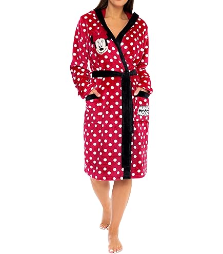 ladies mickey mouse dressing gown Barefoot Dreams CozyChic Disney Classic Icon Robe, Size 2 at Amazon Women's Clothing store Shop In-Store