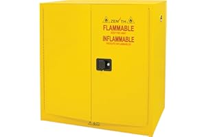 Zenith Safety Products - Flammable Storage Cabinet, 30 gal., 2 Door, 43" W x 44" H x 18" D Each