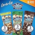 Blue Diamond Almonds Snack Nut Variety Pack for Kids, Office, School, On-the-go, 0.75 oz Gluten Free Individual Packs, Wasabi & Soy Sauce, Lightly Salted, and Dark Chocolate (Pack of 1)