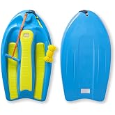 ZUP Coast Board All-in-One Kid's Wakeboard, Trainer Board, Kneeboard, and Water Skis with Rope Handle, Ideal for Water Sports and Boating, Perfect for Beginners and Young Riders