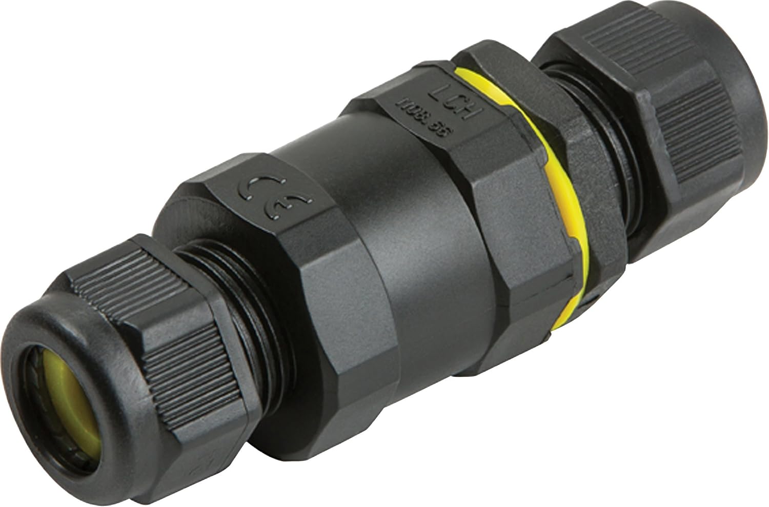 Knightsbridge JBAV002 16 A 3-Pole IP68 Weatherproof Inline Connector, Grey