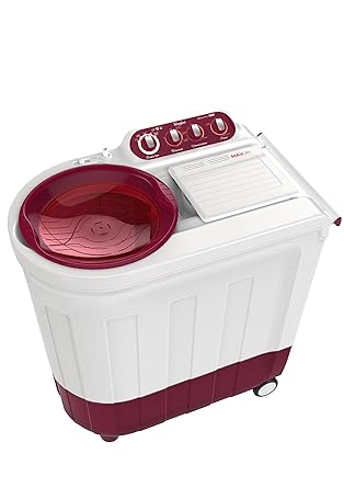 Whirlpool 8 kg Semi-Automatic Top Loading Washing Machine (ACE 8.0 TURBODRY, Coral Red)