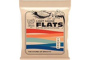 Ernie Ball Light Stainless Steel Flatwound Electric Guitar Strings - 11-50 Gauge