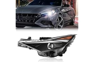 TODO Headlights Assembly Compatible with 2021 2022 Elantra, Driver LH Headlamp for 92101-AB000 HY2502247