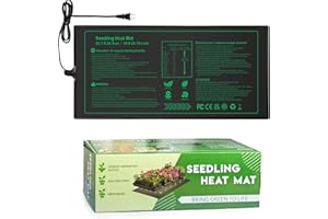 NAMOTEK Seedling Heat Mat, 10" x 20.75" Waterproof Plant Heating Mat, Warm Hydroponic Heating Pad for Indoor Home Gardening Seed Starter,Germination, Greenhouse