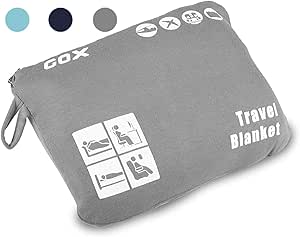 Amazon Com Bosa Cozy Soft Travel Blanket Compact Lightweight