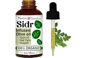 Organic Sidr Oil | Yemeni Sidr leaf infused in Olive oil | Islamic hair & body oil | Beard care | Ruqyah || Made in Canada - 