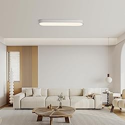 Becailyer Modern LED Ceiling Light, 23.6" Flush