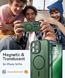 CANSHN Magnetic Compatible with iPhone 16 Pro