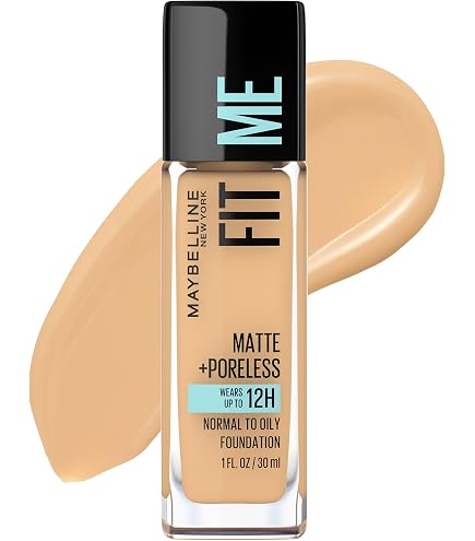 Amazon.com : Maybelline Fit Me Dewy + Smooth Liquid Foundation