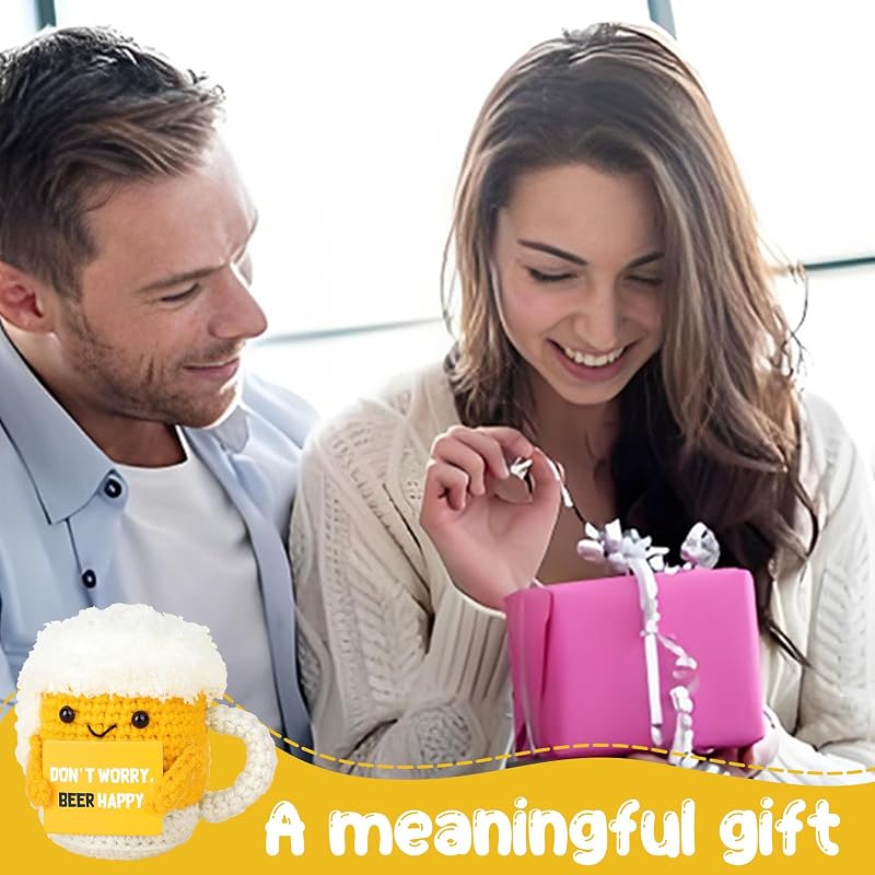 Bier Geschenk Bierkrug Design Emotional Support Weich Niedlich