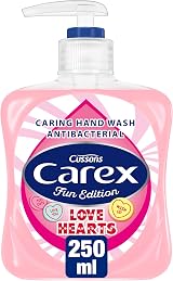 Carex Fun Editions Love Hearts Hand Wash 6 x 250ml Antibacterial Soap view 3